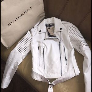 burberry leather jacket
